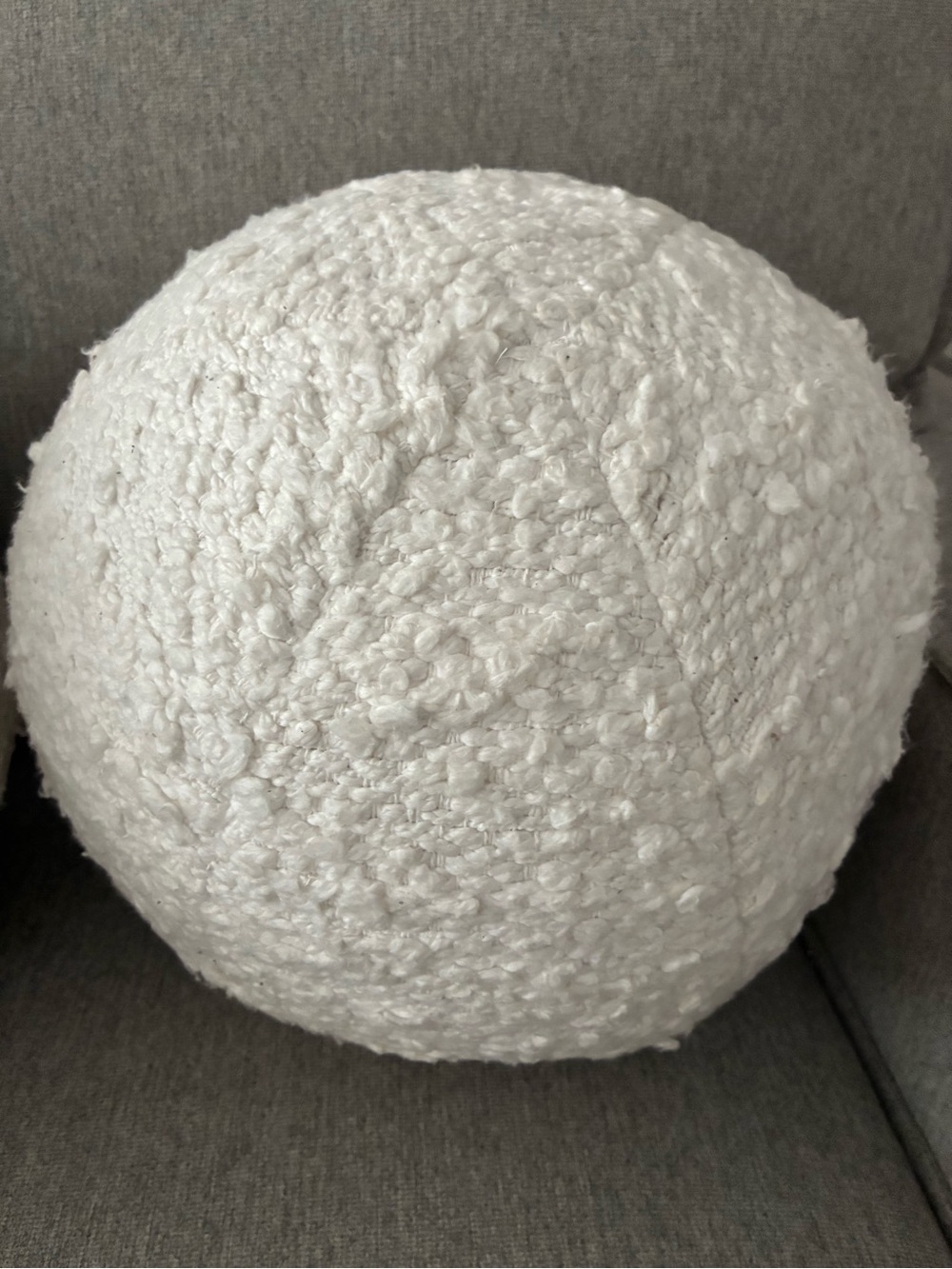 Threshold Round Bouclé Throw Pillows - White (Pair) - Picture 3 of 4